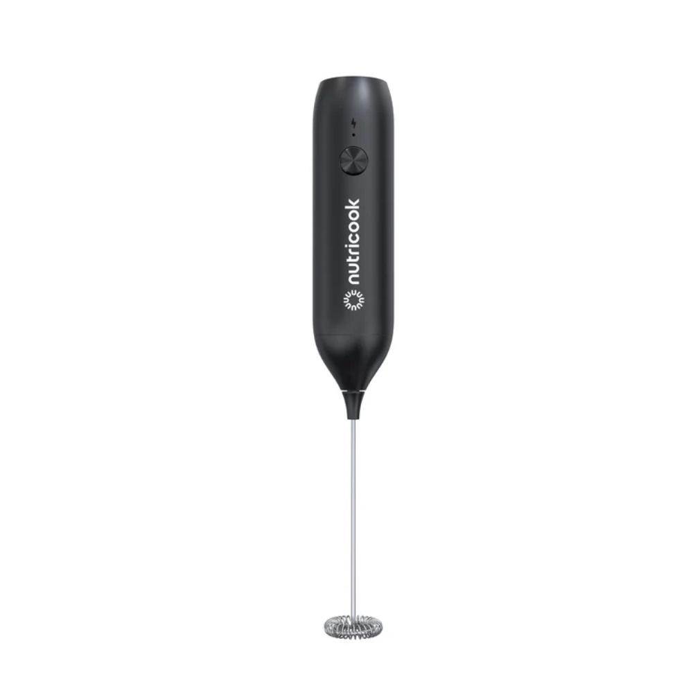 Nutricook Rechargeable Milk Frother – Black, NC-MF100ME